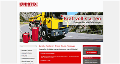 Desktop Screenshot of eurotec-electronic.de